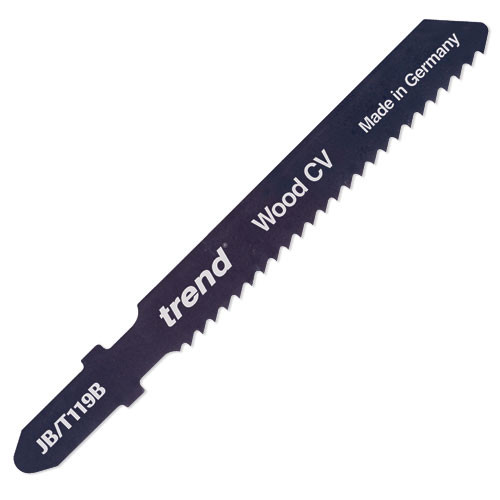 Jigsaw blade 75x2.0mm CV 5 pack  (JB/T119B)