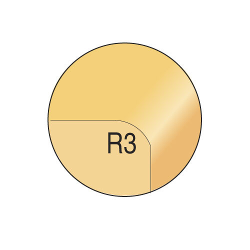 Rota-Tip guided round over cutter 25.4mm diameter (RT/331X1/4TC)