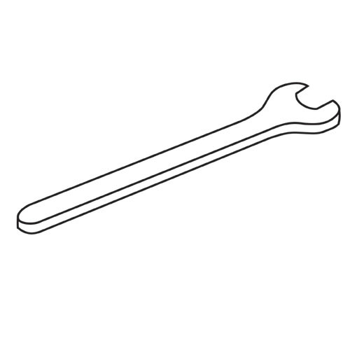 Spanner 7/16 inch (11mm) pressed steel De  (WP-SPAN/716P)