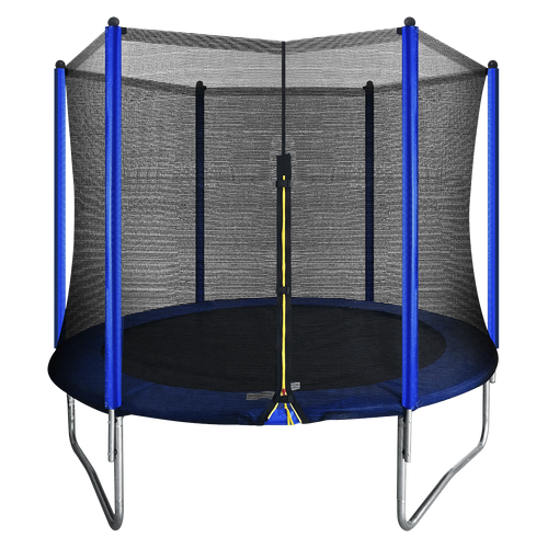 Dellonda 8ft Heavy-Duty Outdoor Trampoline with Safety Enclosure Net