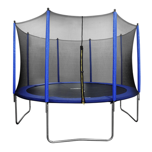 Dellonda 12ft Heavy-Duty Outdoor Trampoline with Safety Enclosure Net