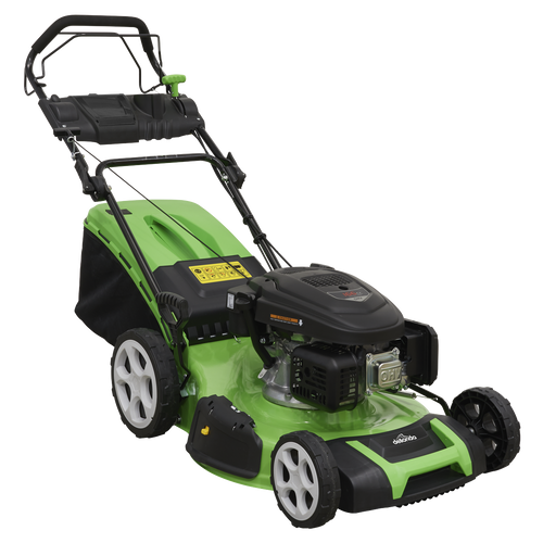 Dellonda Self Propelled Petrol Lawnmower Grass Cutter with Height Adjustment & Grass Bag 171cc 20"/51cm 4-Stroke Engine