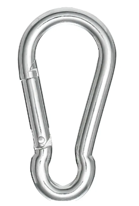 M10  x 100 Karabina Hook A4 Marine Grade