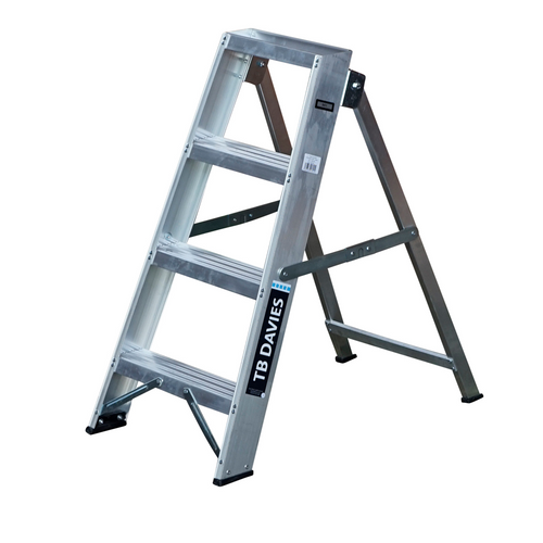 TB Davies 4 Tread Heavy-Duty Swingback Step Ladder