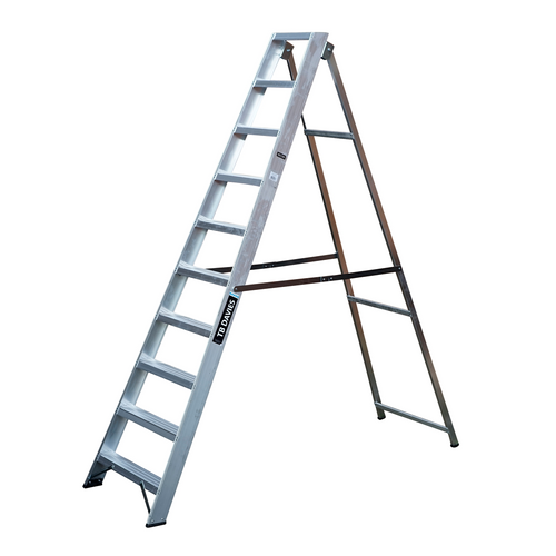 TB Davies 10 Tread Heavy-Duty Swingback Step Ladder