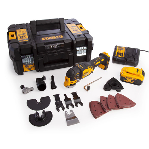 Outil Multifonction DeWALT DCS353D2 (2 x 2,0 Ah + DCB112 + TSTAK II)