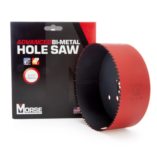 Morse MHS88 (177887) Advanced Bi-Metal Hole Saw 5. 1/2in - 140mm Diameter