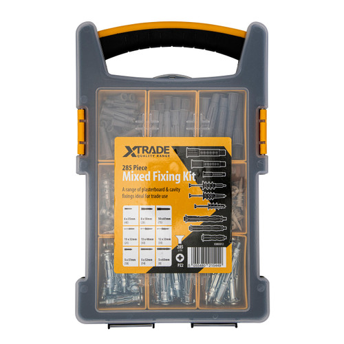 XTrade X0800012 Mixed Fixing Kit (Pack Of 285)