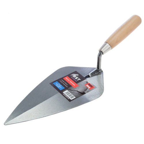 RST RTR10611 London Pattern Brick Trowel With Wooden Handle 11in