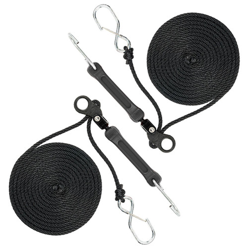 The Perfect Bungee PTDBK2PK Tie Down Straps in Black 3.65m/12ft (Pack of 2)