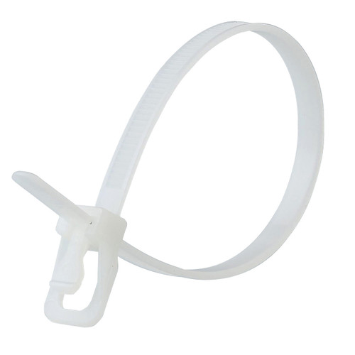 RETYZ EVT-SO8NL-TA EveryTie Reusable Cable Ties in Natural 203mm/8in (Pack of 100)