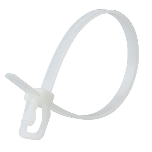 RETYZ EVT-S10NL-TA EveryTie Reusable Cable Ties in Natural 254mm/10in (Pack of 100)