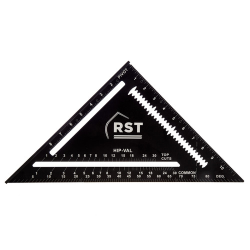 RST RSTRAS12 Aluminium Black Rafter Square 12 Inch