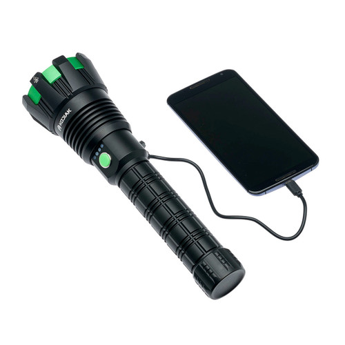 LitezAll Kodiak 25478 Kolossus Rechargeable Tactical Torch with Power Bank 15,000 Lumens