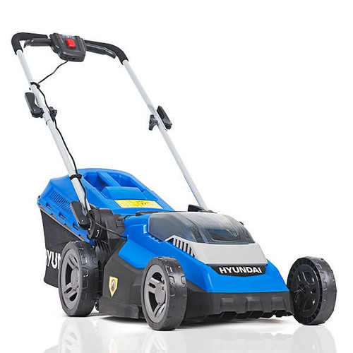 Hyundai 38cm Cordless 40v Lithium-Ion Battery Roller Lawnmower with Battery and Charger | HYM40LI380P