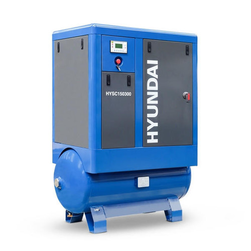 Hyundai 15hp 300 Litre Screw Compressor | HYSC150300