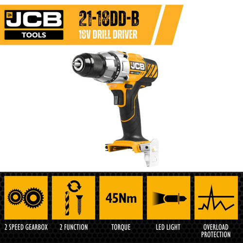 JCB 18V Battery Drill Driver | 21-18DD-B
