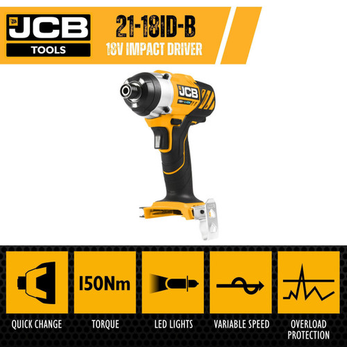 JCB 18V Battery Impact Driver | 21-18ID-B