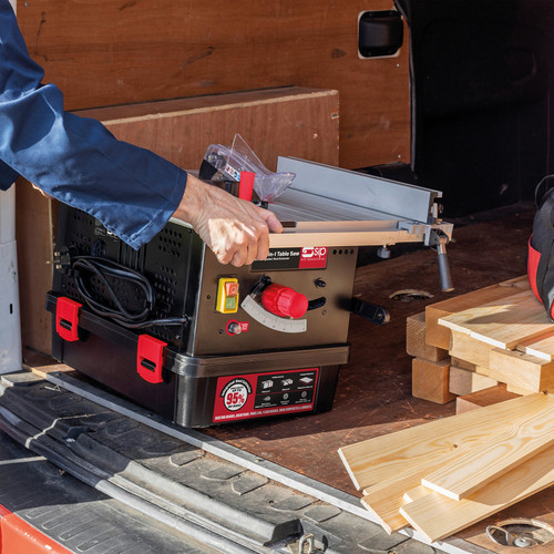 SIP 2-in-1 Table Saw with Integrated Dust Extractor