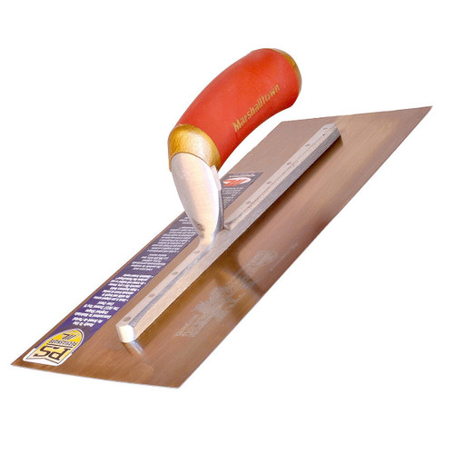 Marshalltown MPB13GSD Gold Stainless Steel Plasterers Trowel 13 x 5 Inch