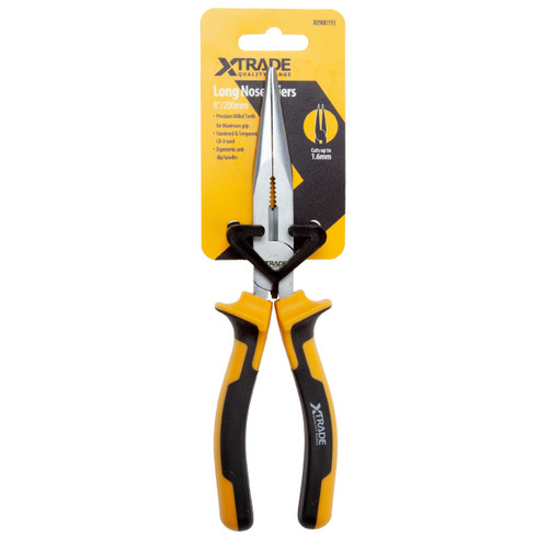 XTrade X0900193 Long Nose Pliers 8"/200mm