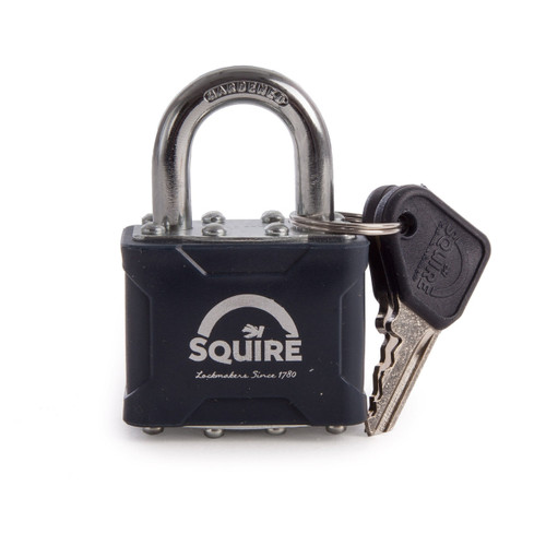 Henry Squire NO35 Laminated Double Locking Padlock 4 Pin Stronglock 40mm