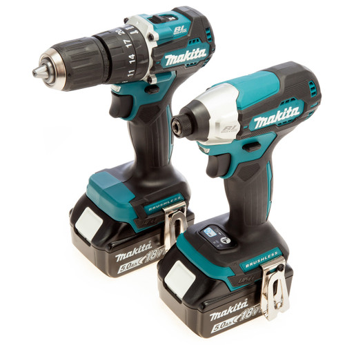 Makita DLX2414ST 18V LXT 2 Piece Brushless Combo Kit (2 x 5.0Ah Batteries)