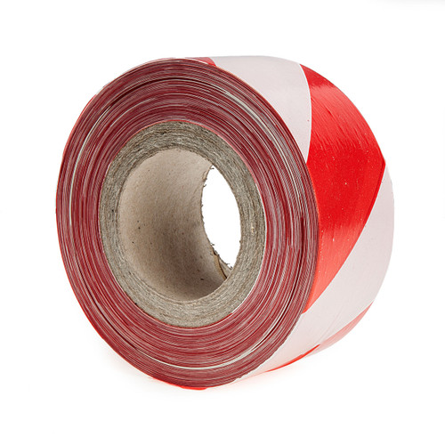 Ultratape NA70X500RW Non-adhesive Red and White Barrier Tape 70mm x 500m