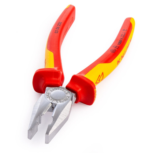 Knipex 0306200 Combination Pliers Insulated VDE 1000V 200mm