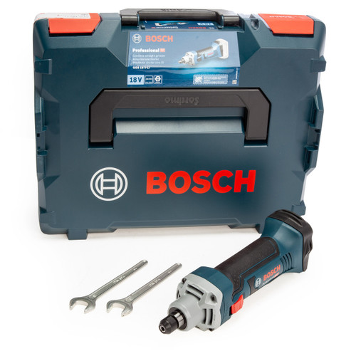 Bosch GGS 18V-LI NCG 18V Straight Grinder (Body Only) in L-Boxx