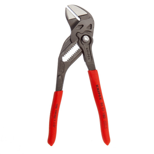 Knipex 8601180SB Pliers + Wrench 2 in 1 Tool Grey Atramentized 180mm