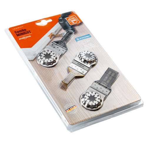 Fein 35222967090 Starlock Combo Mini Cut Set (3 Piece)