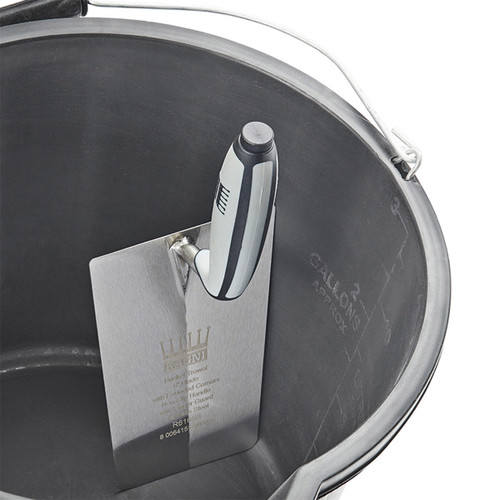 Ragni R6165S Stainless Steel Plasterers Bucket Trowel 6.5 Inch
