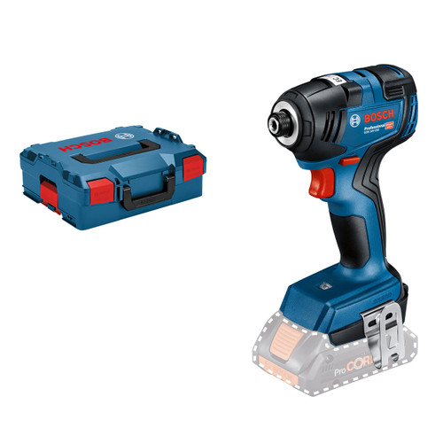 Bosch GDR18V200NCG Professional Brushless Impact Driver (Body Only) in L-Boxx
