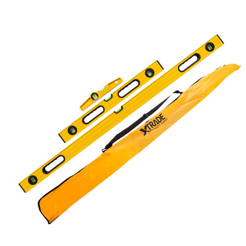 XTrade X0900029 Spirit Level Set with Carry Bag (3 Piece)