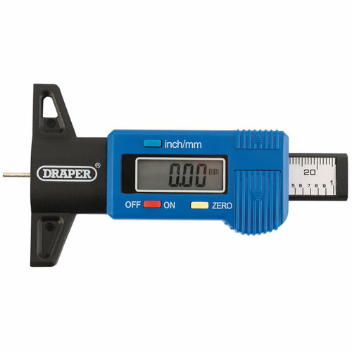 Draper 92224 Digital Tyre Tread Depth Gauge