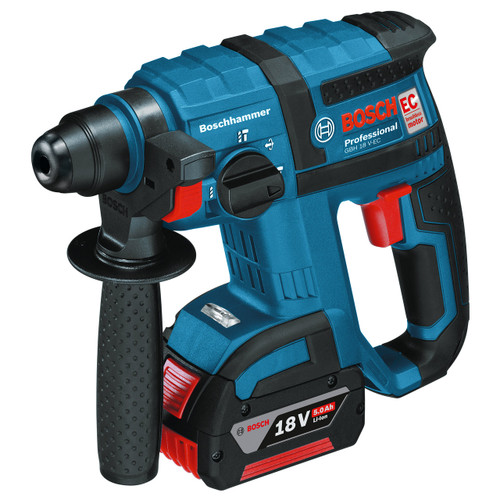 Bosch GBH 18 V-EC 18V Brushless SDS Plus Rotary Hammer Drill (1 x 5.0Ah Battery) in L-Boxx