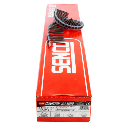 Senco 39A55MP DuraSpin Drywall to Wood Collated Screws 3.9mm x 55mm (1000 in Box)