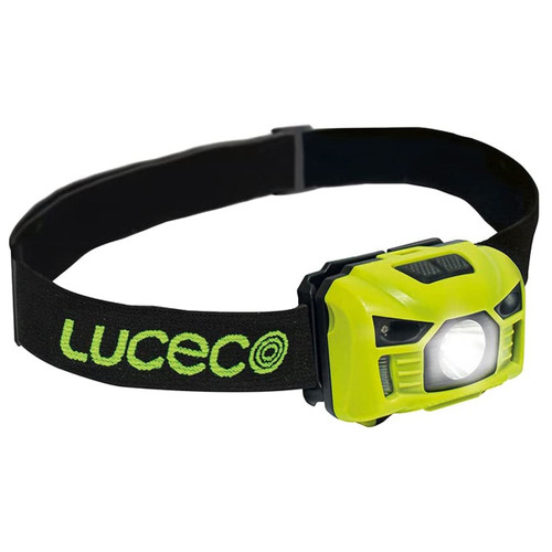 Luceco LILH15P65 Rechargeable 3W Head Torch 150 lumens