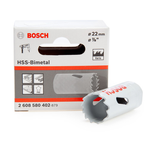 Bosch 2608580402 HSS-Bimetal Hole Saw 7/8in - 22mm Diameter