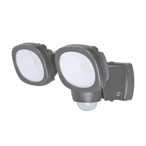 Brennenstuhl 1178900200 LUFOS Outdoor LED Spotlight with Infrared Motion Detector IP44, 2 x 240lm