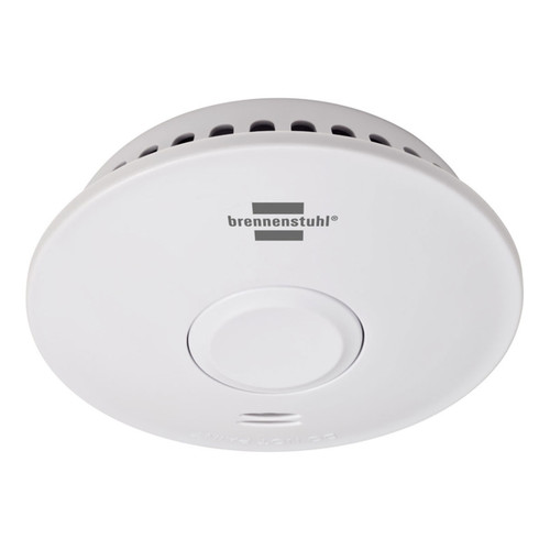 Brennenstuhl 1290210 Wireless Smoke Detector with 10-year Battery Life