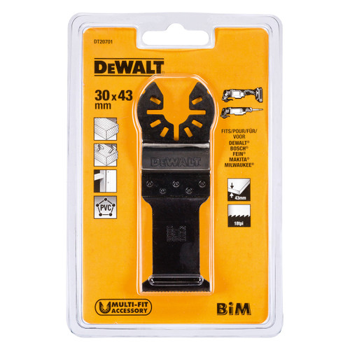 Dewalt DT20701 Bi-Metal Multi-Tool Blade for Wood & Nails 30mm