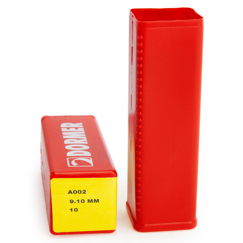 Dormer A002 HSS TiN Coated Tip Jobber Drill Bits 9.1mm (Box Of 10)