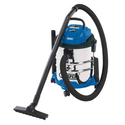 Draper 20515 Wet & Dry Vacuum with Stainless Steel Tank 20L (240V)