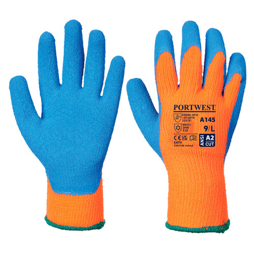 Cold Grip Glove (Orange/Blue)