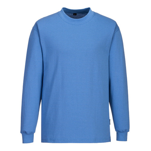 Anti-Static ESD Long Sleeve T-Shirt (Hamilton Blue)