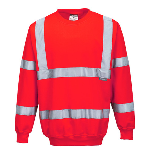 Hi-Vis Sweatshirt (Red)