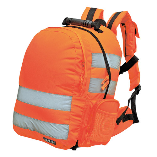 Quick Release Hi-Vis Rucksack (Orange)