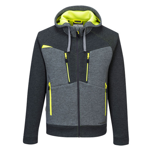 DX4 Zipped Hoodie  (Metal Grey)